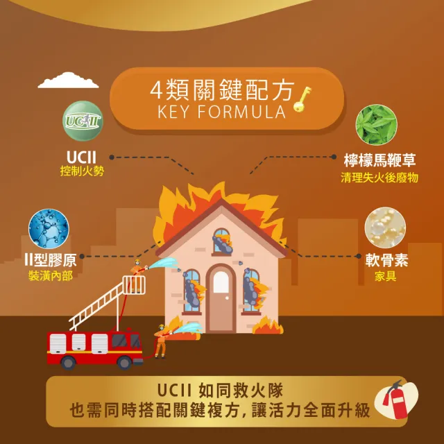 【Bioline 星譜生技】AGO活力股_原廠授權UC-II非變性二型膠原蛋白.專利水解二型膠原(60顆/盒)