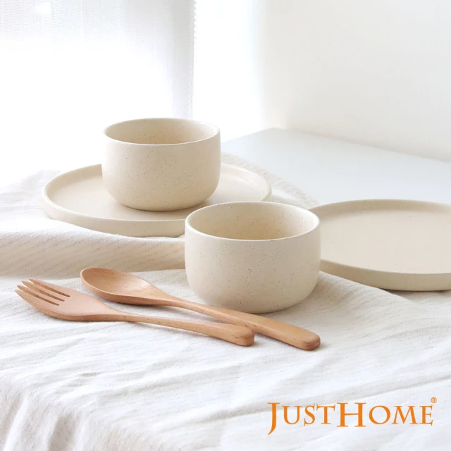 Just Home 璞亞陶瓷碗盤餐具4件組-早午餐2人份餐具(碗 盤 餐具組)