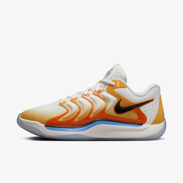 NIKE 耐吉 籃球鞋 KD 4 Galaxy 男鞋 銀 橘