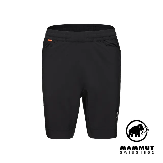【Mammut 長毛象】Massone Sport Shorts Men 輕量運動短褲 黑色 男款 #1023-00970