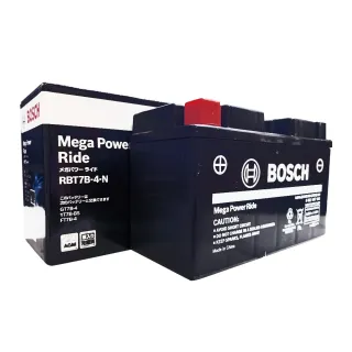 【BOSCH 博世】RBT7B-4-N 膠體AGM機車電池(適用YT7B-BS、GT7B-BS、MG7B-4-C)