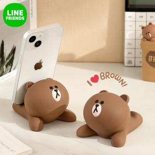 【LINE FRIENDS】熊大公仔桌面手機架平板支架(桌上型手機支架)