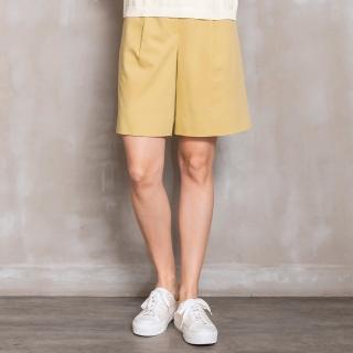 【perng yuh 芃諭名品】繽紛色感 抓褶 寬管 短褲(2024 SS Collection｜3A春夏系列)