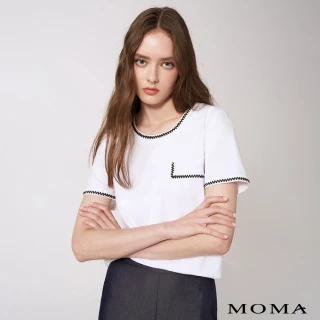 【MOMA】撞色滾邊造型T恤(兩色)