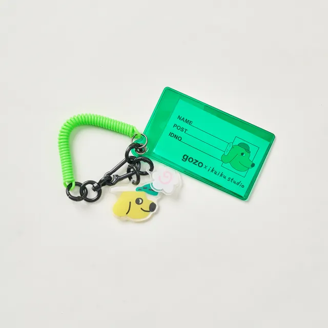 【gozo】gozoX小高潮 宜蘭蔥味溫泉票卡夾(綠色)