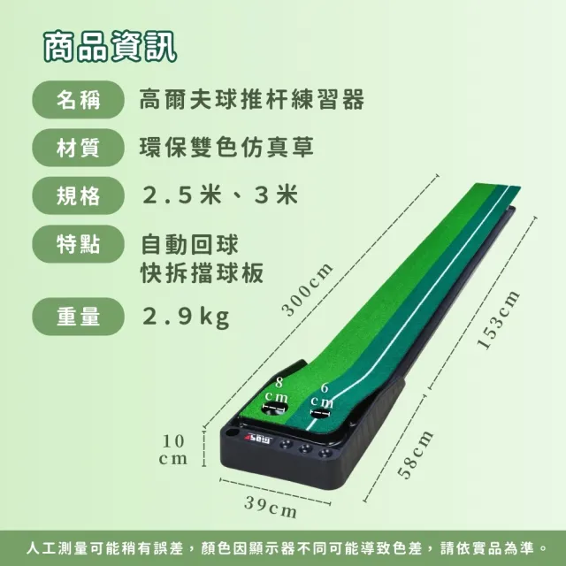 【PGM】高爾夫球推杆練習器(雙洞室內推杆練習器 室內高爾夫練習室內果嶺 高爾夫球毯 迷你球道)