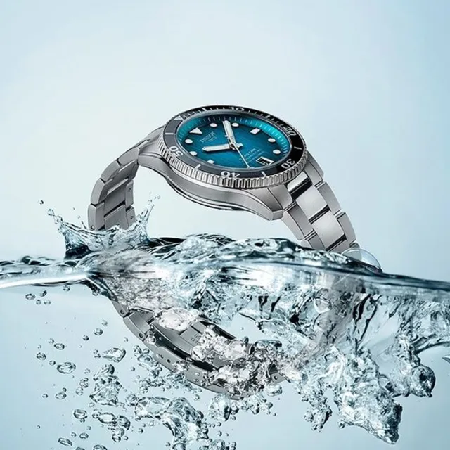 【TISSOT 天梭】官方授權 Seastar 1000 海星300米潛水 機械錶 手錶  職場新鮮人 禮物(T1208071105100)