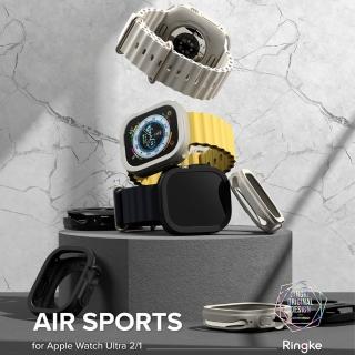 【Ringke】Apple Watch Ultra 2 / 1 49mm Air Sports 手錶保護套 黑 灰(Rearth 保護殼)