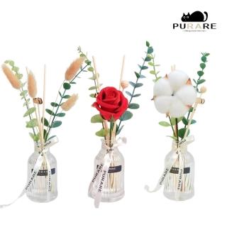 【PURARE】繁花綻放精油室內擴香 100ml(柑橘白茶/柚木菸草/東方檀香/青檸與柑橘/松木與冷杉/梨與小蒼蘭)