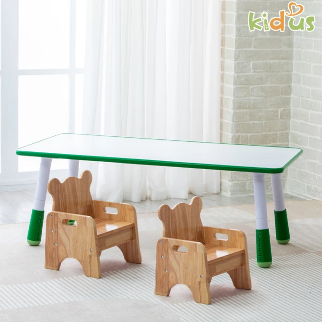 kidus 兒童90公分花生桌+兒童椅 遊戲桌椅組 一桌二椅