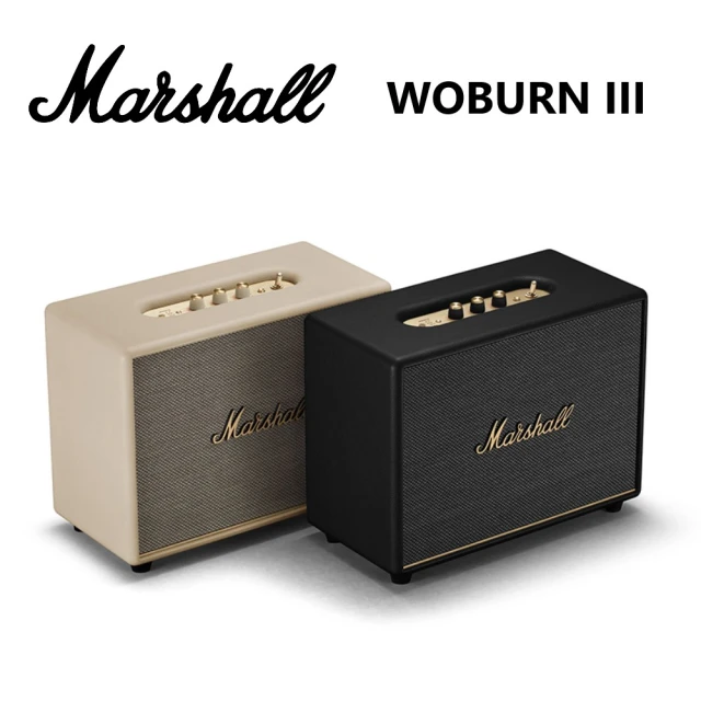 Marshall 藍牙喇叭 第三代 經典黑 奶油白(WOBU