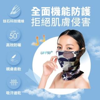 【sNug 給足呵護】鈦冰涼抗UV機能頭套-灰色(防曬/吸汗/速乾/涼感/透氣/吸濕排汗/登山)