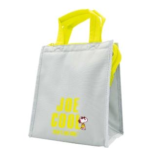 【大西賢製販】SNOOPY 史努比 保溫保冷便當袋 M JOE COOL 灰X黃(餐具雜貨)