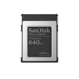 【SanDisk 晟碟】PRO-CINEMA CFexpress Type B 640GB記憶卡(公司貨)