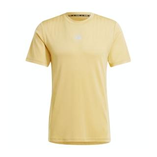 【adidas 愛迪達】HIIT Airchi Tee 男 短袖 上衣 運動 訓練 健身 透氣 涼感 反光 黃(IS3731)