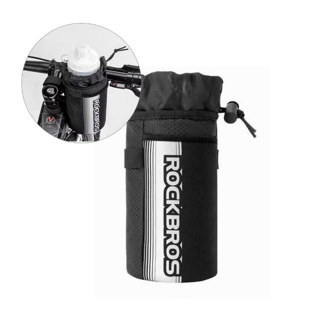 【ROCKBROS】洛克兄弟 自行車把手水壺包 1L(水壺收納/飲料袋/車把/龍頭/座墊包/車包/車袋/30120001001)