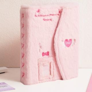 【愛豆小卡】ins風刺繡毛絨相簿(四宮格 追星 集卡冊 拍立得 底片 名片收納 卡冊 相簿 相片)
