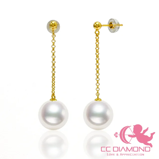 【CC Diamond】日本AKOYA耳環(日本純銀配件)