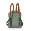 【PIP STUDIO】買一送一★Kyoto Festival 女後背包-綠(包袋+質感化妝收納包)
