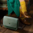 【PIP STUDIO】買一送一★Clover 側背大方包-綠(包袋+質感化妝收納包)