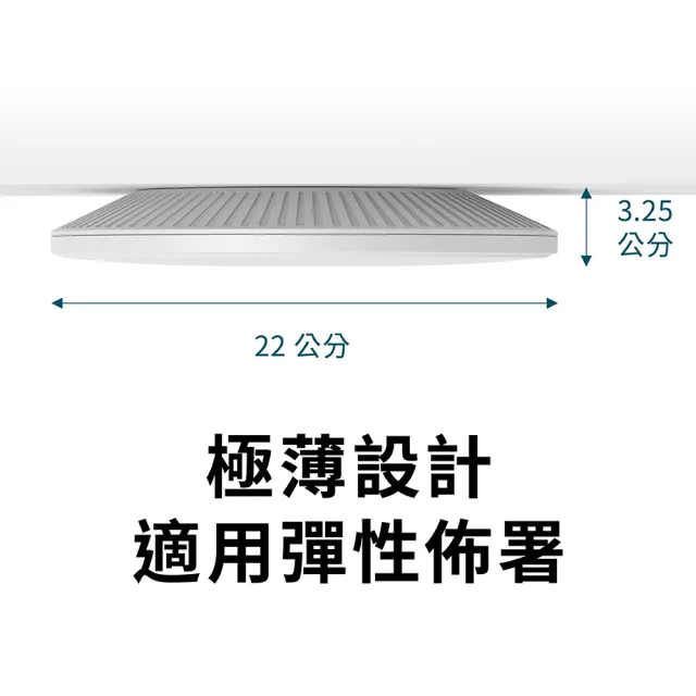 【TP-Link】EAP773 BE11000 Wi-Fi 7 PoE 吸頂式 三頻無線MU-MIMO 10G 基地台AP(乙太網路)