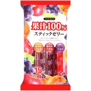【Ribbon】綜合果汁果凍棒(14.8g x15入/袋)