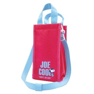【大西賢製販】SNOOPY 史努比 保溫保冷水壺袋 飲料提袋 JOE COOL 粉X藍(餐具雜貨)