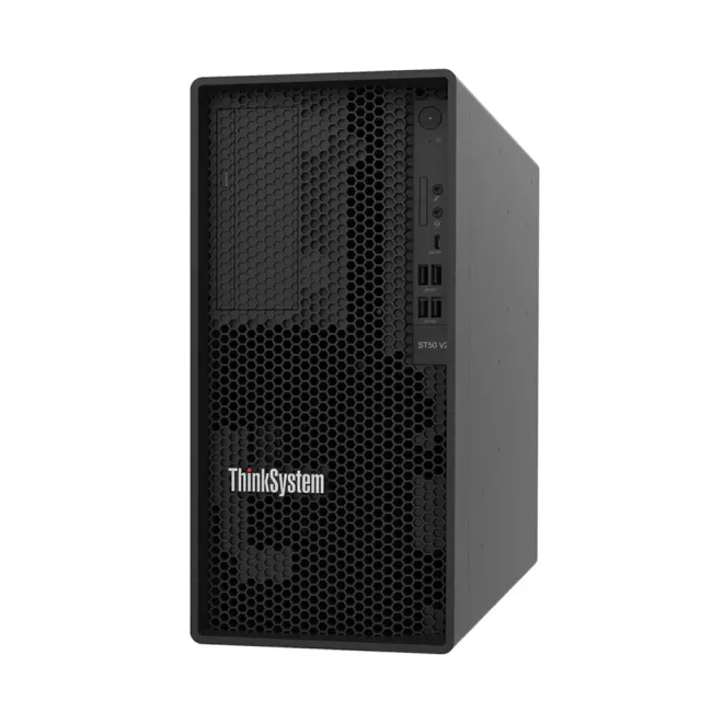 【Lenovo】四核商用伺服器(ST50 V2/E-2324G/16G/1TBX2/FD)