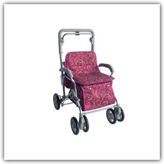 【康逸】助步車臺灣製造 折疊扶手 菜籃購物車(#買菜車購物車#爬樓車老人#手拖車便攜#可折疊手拉車)