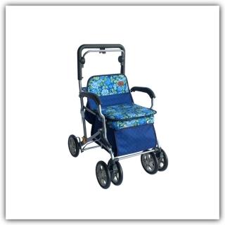 【康逸】助步車臺灣製造 折疊扶手 加大菜籃購物車(#小拉車#折疊手拉車#便攜式拉桿車#爬樓拉貨推車手拖車)