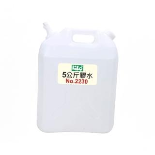 【徠福】桶裝 膠水 5kg /桶 NO.2230