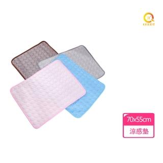 【QHL 酷奇】寵物散熱透氣冰絲感墊-L號(寵物涼感墊/寵物睡墊/寵物床)
