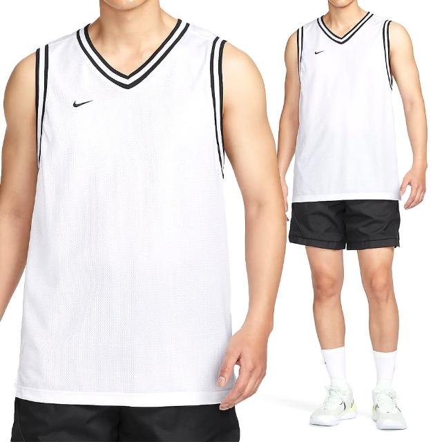 【NIKE 耐吉】AS M NK DF DNA Jersey 男款 白色 籃球背心 運動 透氣 排汗 背心 FQ3708-100