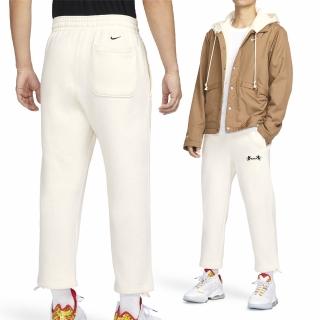 【NIKE 耐吉】AS LJ M NK OPN HM BRS FLC PNT 男款 白色 運動褲 長褲 FB7128-027