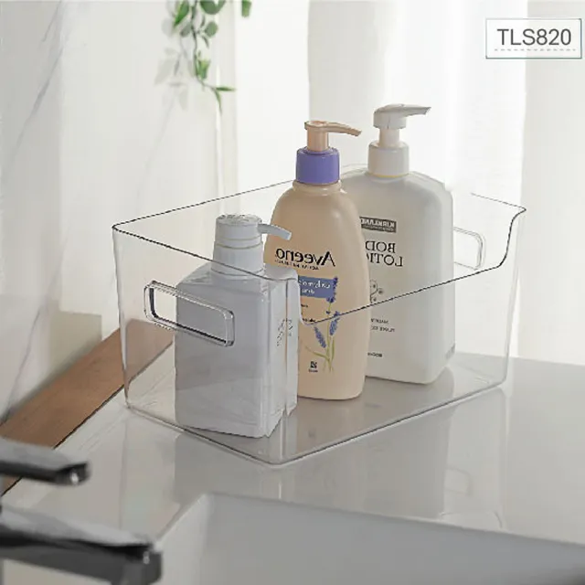 【生活King】透明開放收納盒-中(3.5 L)