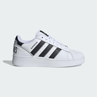 【adidas 愛迪達】Superstar XLG T 男女 休閒鞋 運動 經典 貝殼頭 厚底 曾哥 穿搭 白黑(IF6138)