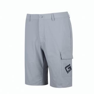 【PLAYBOY GOLF】男款側開袋高彈性高爾夫短褲-灰(高彈性/AD24102-85)