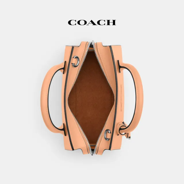 【COACH蔻馳官方直營】ANDREA CARRYALL手袋-SV/褪胭脂粉色(CP081)