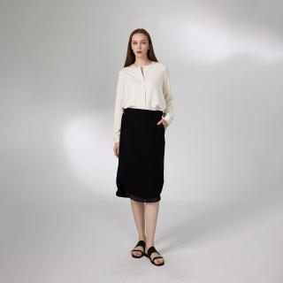 【giordano ladies】下擺拼紗窄裙(02464004)