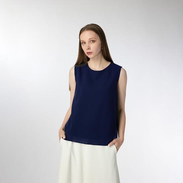 【giordano ladies】24SS_雪紡雙層設計背心(02344015)