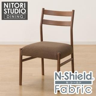 【NITORI 宜得利家居】◆耐磨耐刮 防潑水貓抓布 實木餐椅 N COLLECTION C-34 MBR/NSF-BR 櫸木(實木)