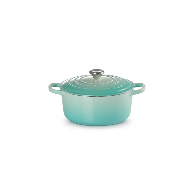 【Le Creuset】典藏琺瑯鑄鐵鍋圓鍋18cm 3色可選(贈 嬰兒小熊/汽車烤盅 2入)