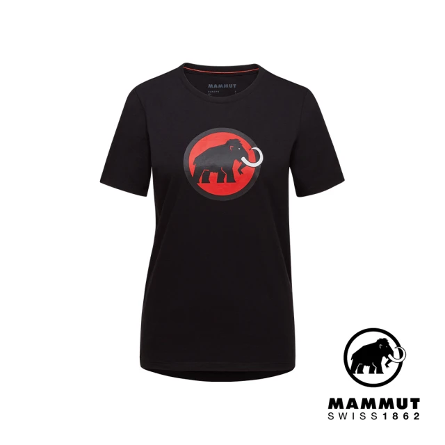 Mammut 長毛象Mammut 長毛象 Mammut Core T-Shirt Women Classic 機能短袖T恤 女款 黑色 #1017-04071