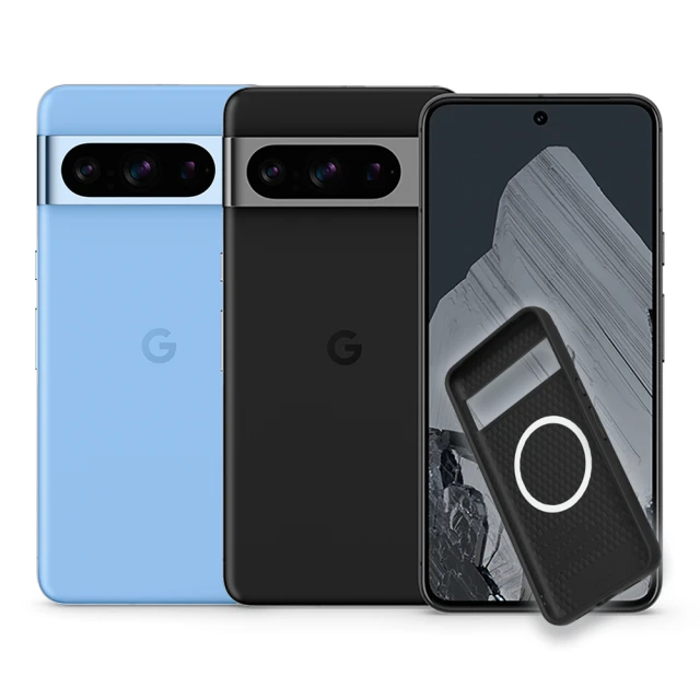 Google Pixel 8 Pro 5G 6.7吋(12G/256G/Tensor G3/5000萬鏡頭畫素/AI手機)(犀牛盾磁吸防摔殼組)