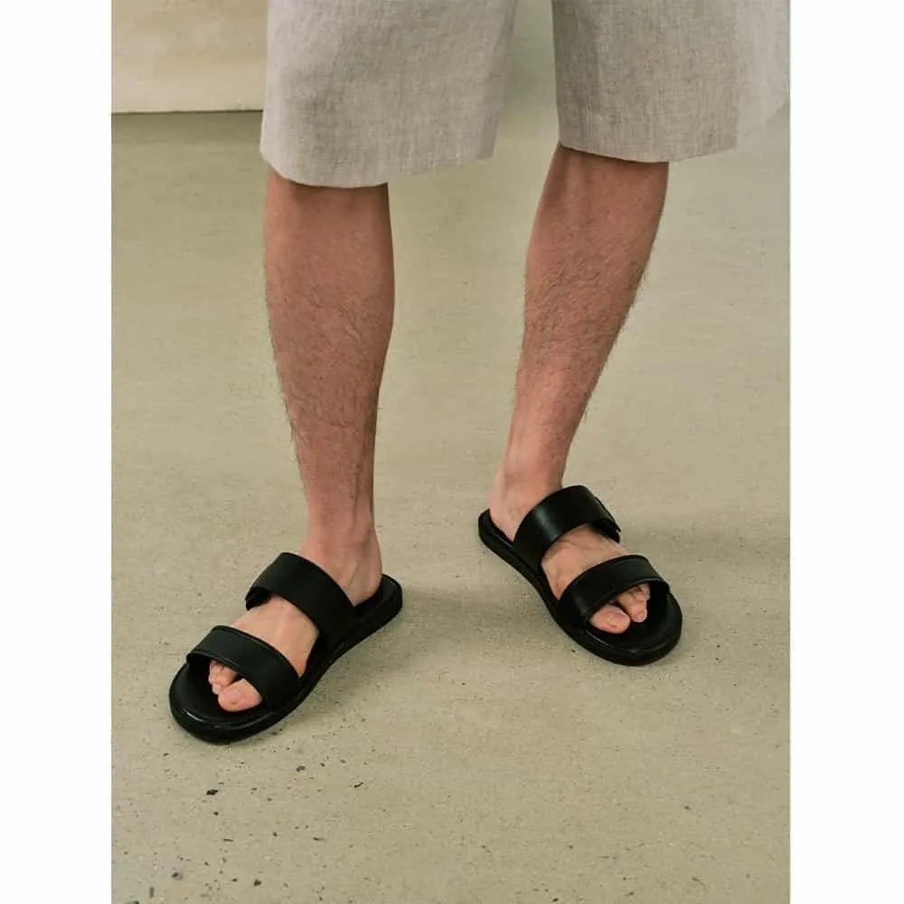 【PEDRO】PEDRO ICON 男雙帶涼鞋-黑色/灰褐色(小CK高端品牌 新品上市)