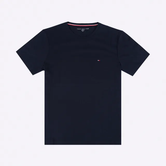 【Tommy Hilfiger】父親節成人 經典小LOGO 素T(刺繡LOGO多色組合)