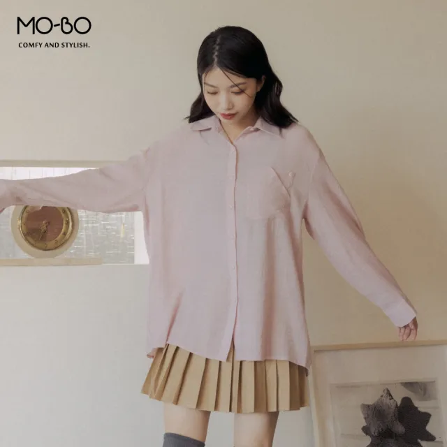 【MO-BO】舒適時尚襯衫 多款任選-均一價$399 MOMO獨家價
