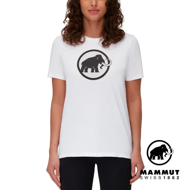【Mammut 長毛象】Mammut Core T-Shirt Women Classic 機能短袖T恤 女款 白色 #1017-04071