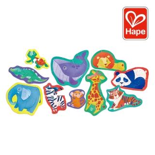 【德國Hape】野生動物進階拼圖(益智成長/邏輯建構)