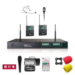 【MIPRO】ACT-65 配1領夾式+1頭戴式無線麥克風(UHF超高頻無線麥克風)